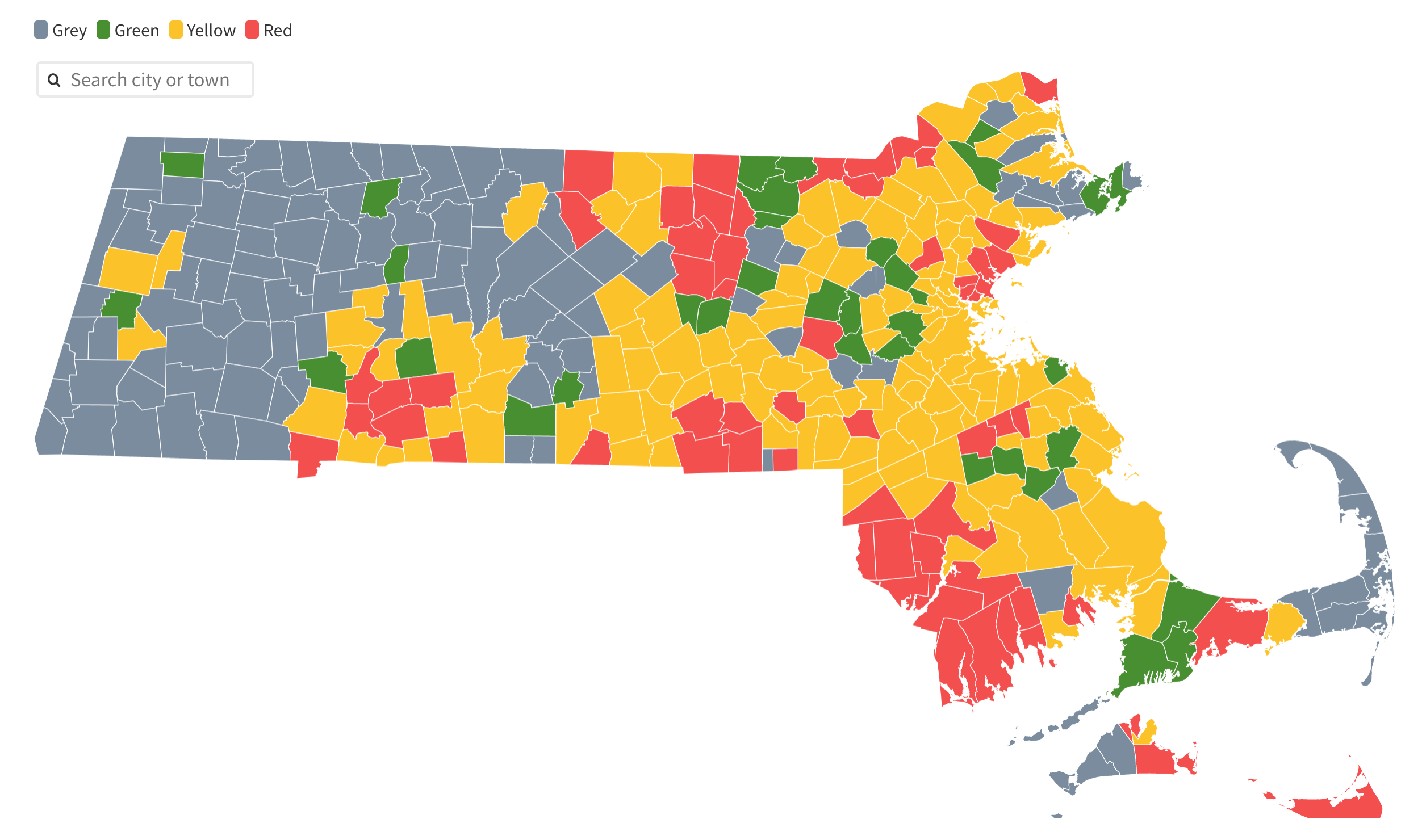 Mass Town By Town Data See Your Community S Reported Coronavirus Cases Wbur News