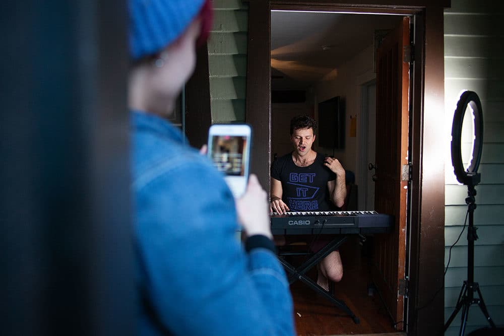 Natti Vogel performs on the keyboard. (Courtesy)