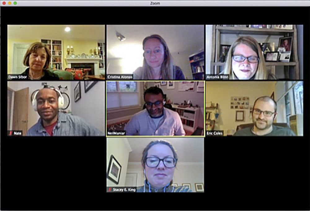 Public health student volunteers who've been meeting daily for a little more than a week to connect hundreds of students with local public health officers.