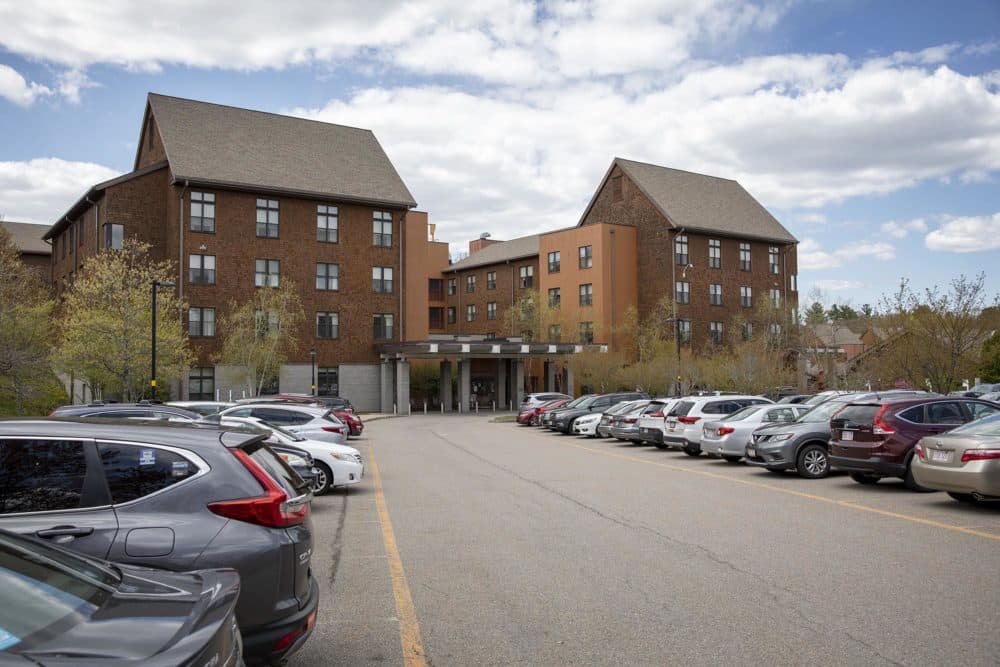 The healthcare center at NewBridge on the Charles, . (Robin Lubbock/WBUR)