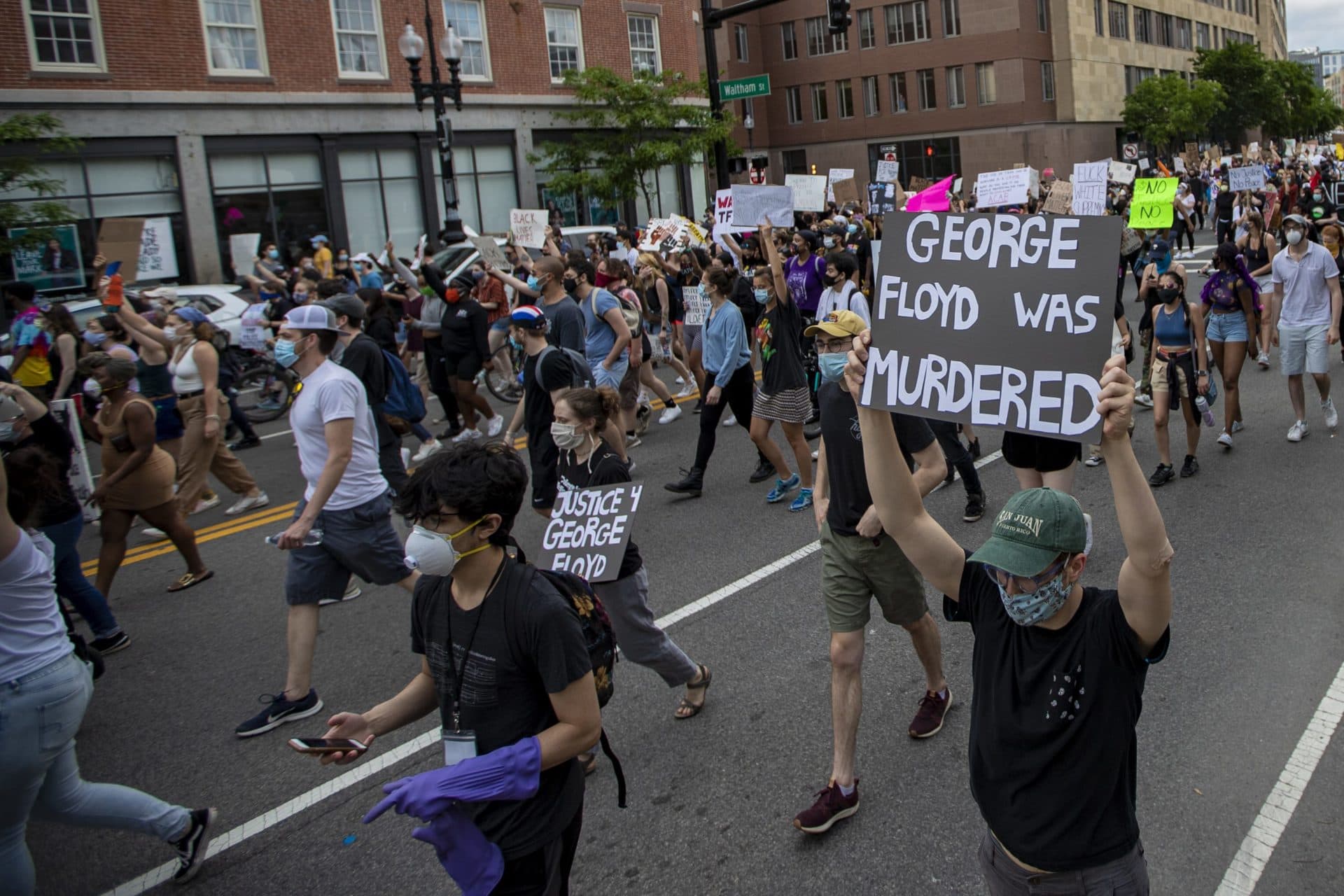 'I'm In A Perpetual State Of Anger' Hundreds In Boston Protest