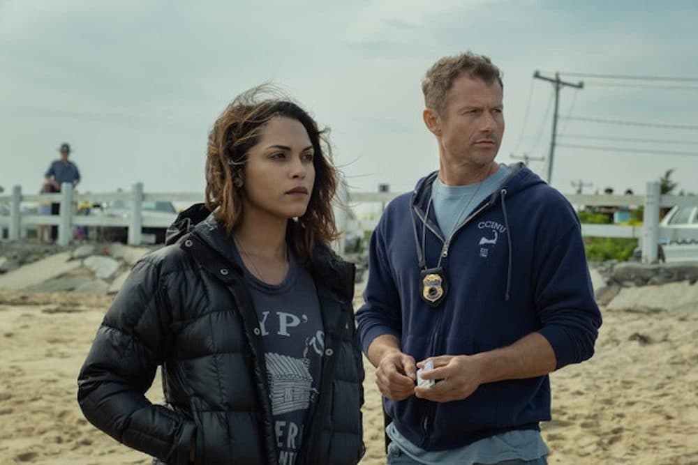 Monica Raymund as Jack and James Badge Dale as Ray in "Hightown." (Courtesy Starz)