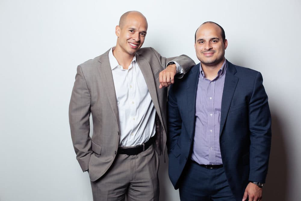 Daniel Perez (left) and Jose Perez run DPV Transportation Worldwide, an Everett company that provides corporate shuttle busses and private car service. (Courtesy Jose Perez)