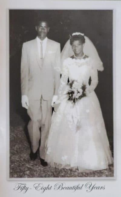Clasford and Cynthia Johnson on their wedding night. Photo courtesy the Dorchester Reporter.