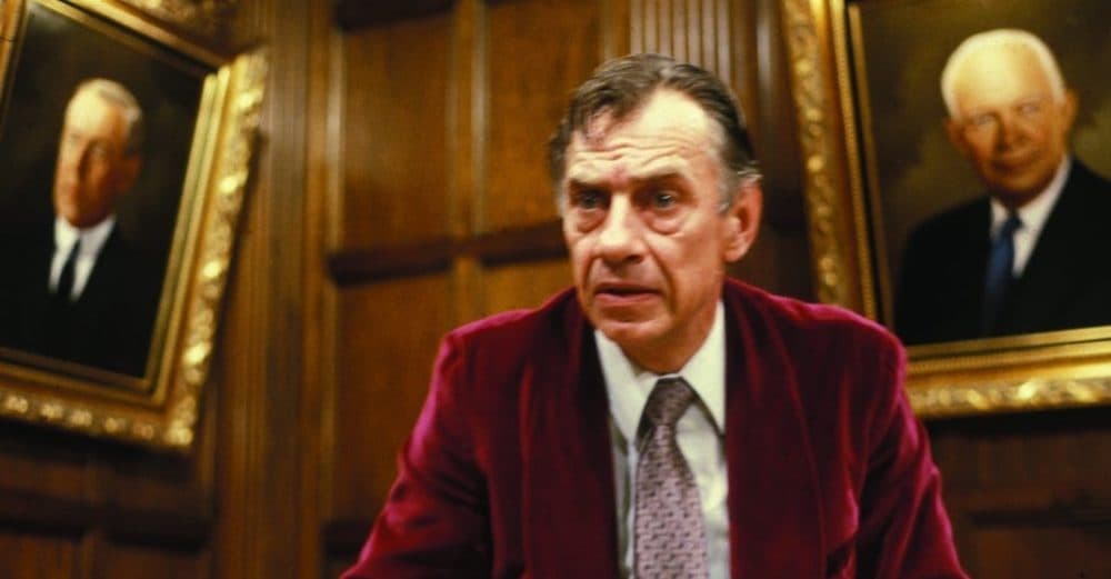 Philip Baker Hall as Richard Nixon in Robert Altman's "Secret Honor." (Courtesy JustWatch)