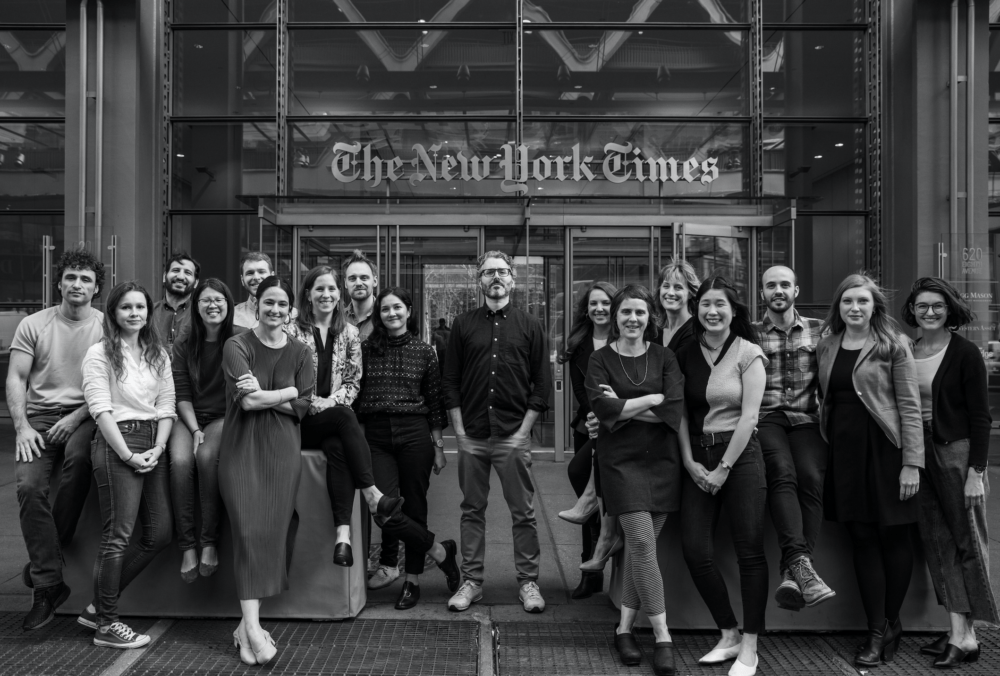 The Daily team photo (Damon Winter/The Daily)