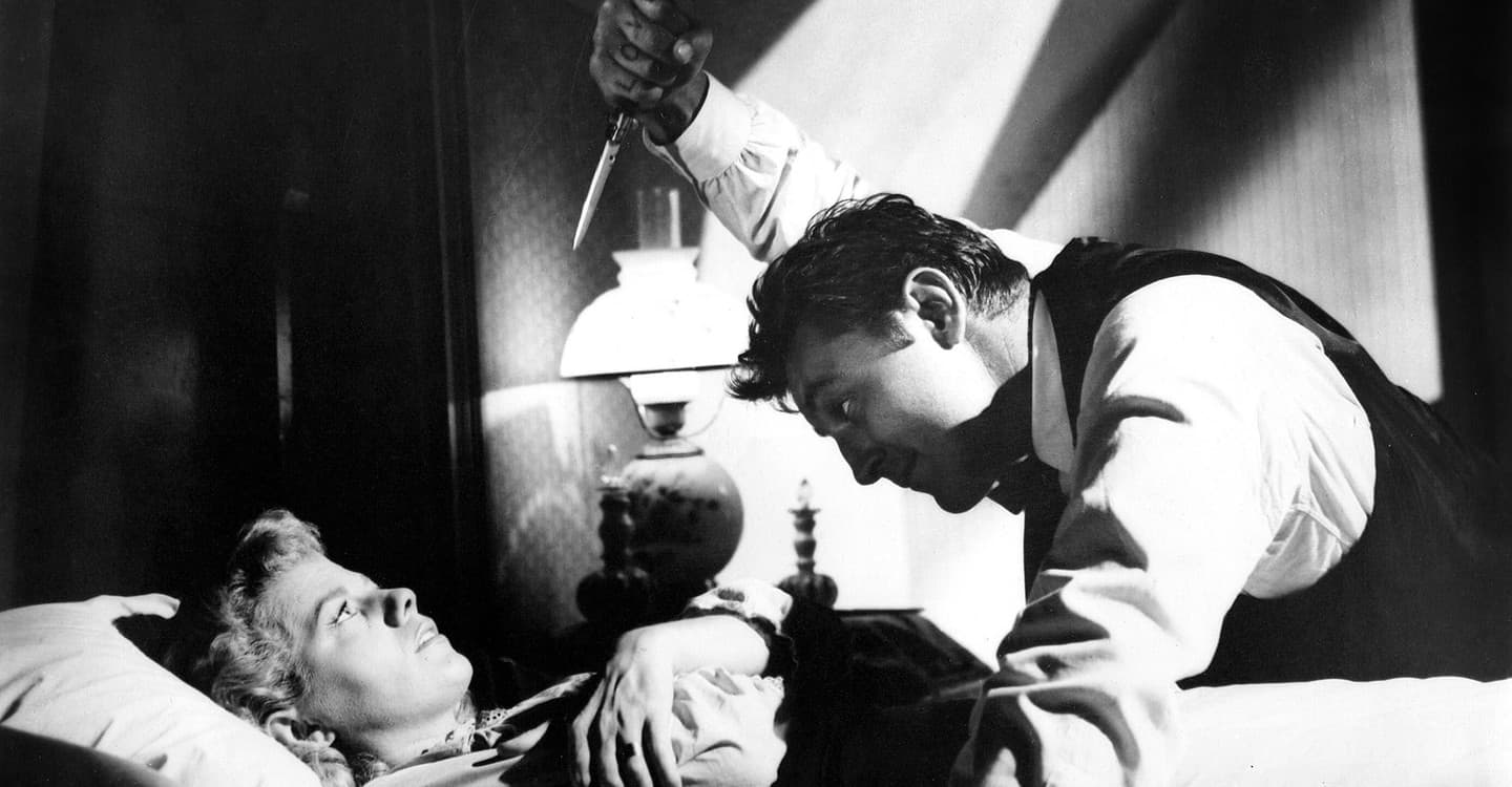 Shelley Winters and Robert Mitchum in "The Night of the Hunter." (Courtesy JustWatch)