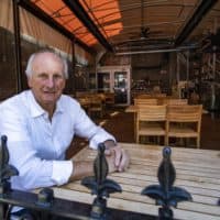 Trattoria il Panino owner Frank DePasquale is eager to open the patio of his North End restaurant. (Jesse Costa/WBUR)