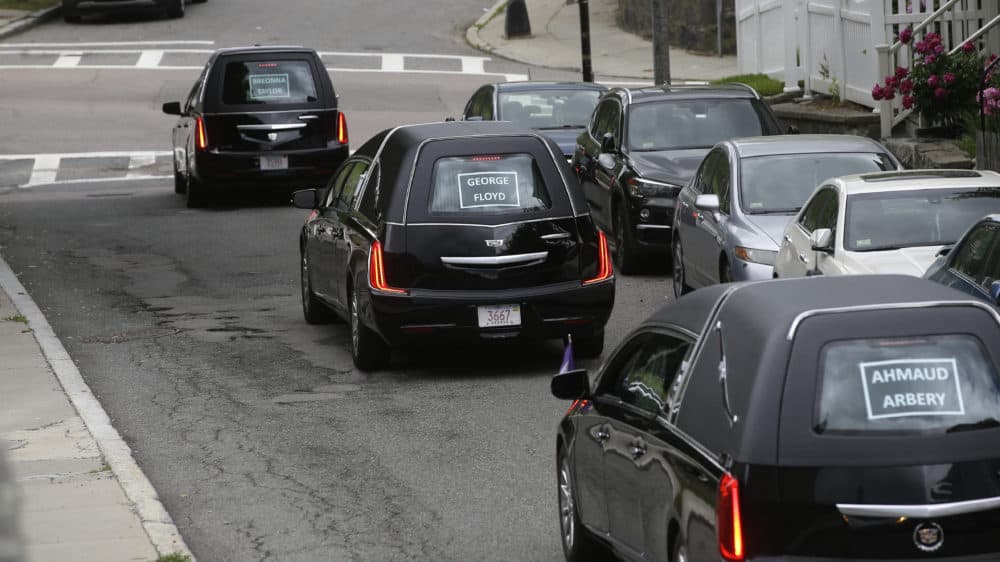 Photos Funeral Procession Through Boston Honors George Floyd Breonna Taylor And Ahmaud Arbery Wbur News