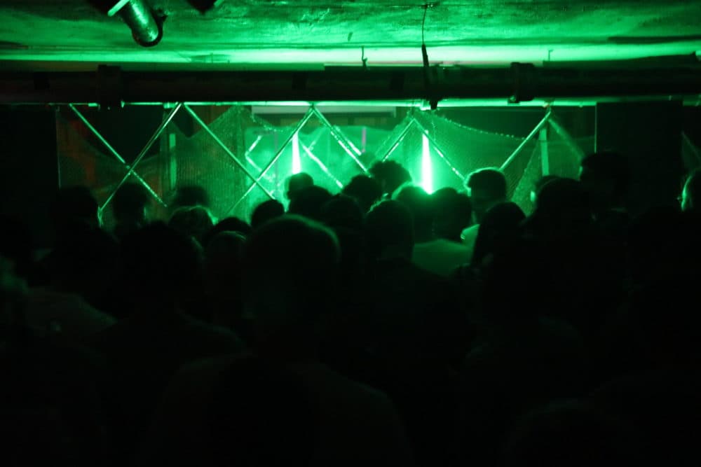 Attendees dance at a pre-coronavirus pandemic Visceral gathering. (Courtesy)