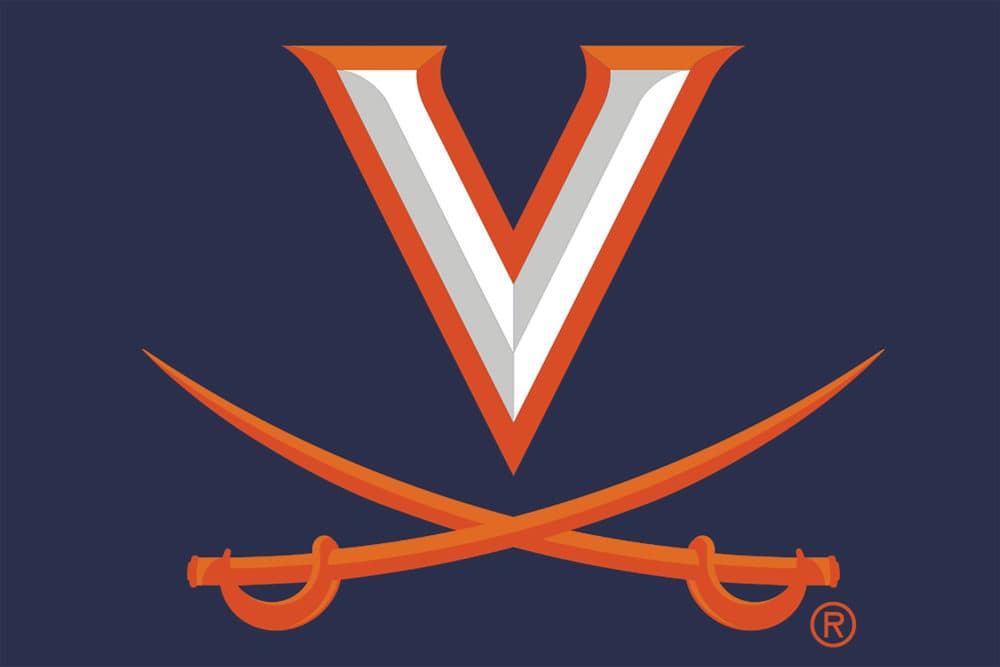 On Monday, the University of Virginia announced they would change their new athletics logos to avoid a design element that refers to the school’s history with slavery. (University of Virginia Athletics Department via AP)