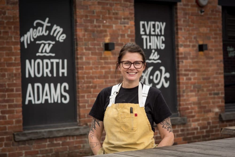Alexandra Oster and her husband own A-OK Berkshire Barbeque, located on Mass MoCA's campus. (Courtesy)