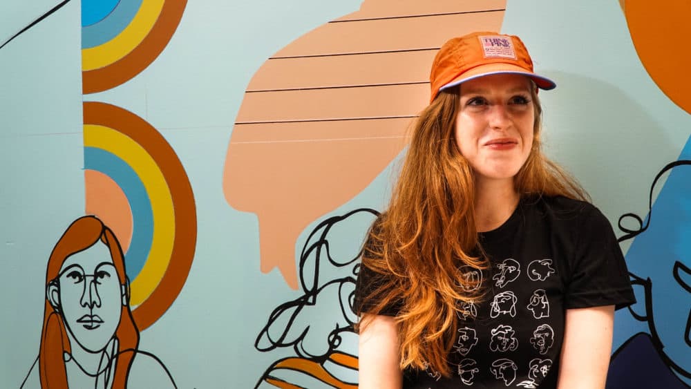 Mia Cross is a Boston-based artist who uses Instagram to showcase her work. (Courtesy Noah Lin)