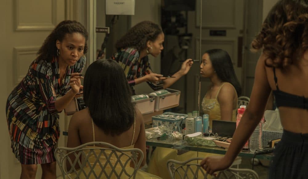 Nicole Beharie as Turquoise and Alexis Chikaeze as Kai in the drama "Miss Juneteenth," a Vertical Entertainment release. (Courtesy of Vertical Entertainment)