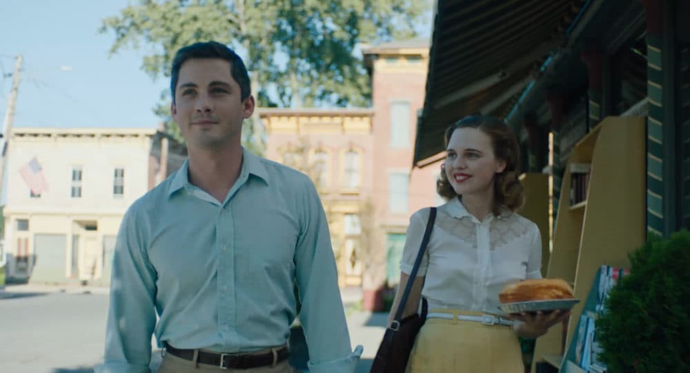 Logan Lerman and Odessa Young in "Shirley." (Courtesy NEON)