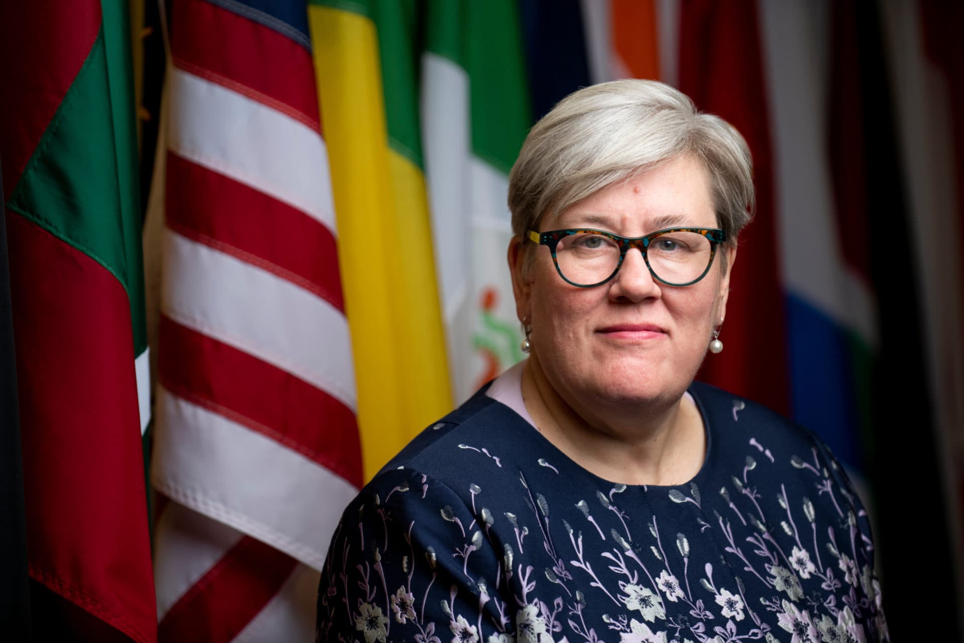 Rachel Kyte, dean of the Fletcher School of Law and Diplomacy at Tufts University. (Courtesy Alonso Nichols/Tufts University)