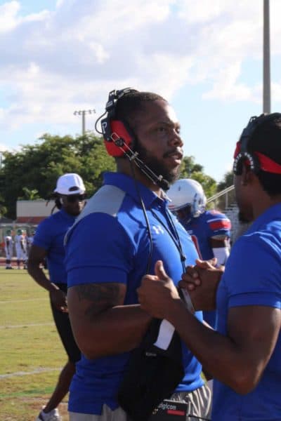 "That's what our job is as head coaches: to prepare the next generation of kids to be better than what we were," Boldin says. (Courtesy DJ Boldin)