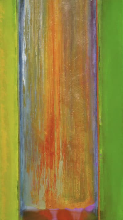 Frank Bowling, "Suncrush," 1976. (Courtesy Museum of Fine Arts, Boston)