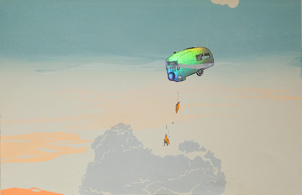 Allison Bianco, "Streaming," 2016. (Courtesy Cade Tompkins Projects)