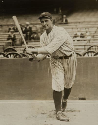 Lou Gehrig's first day as a Yankee, June 11, 1923. (Courtesy of Alamy Images)
