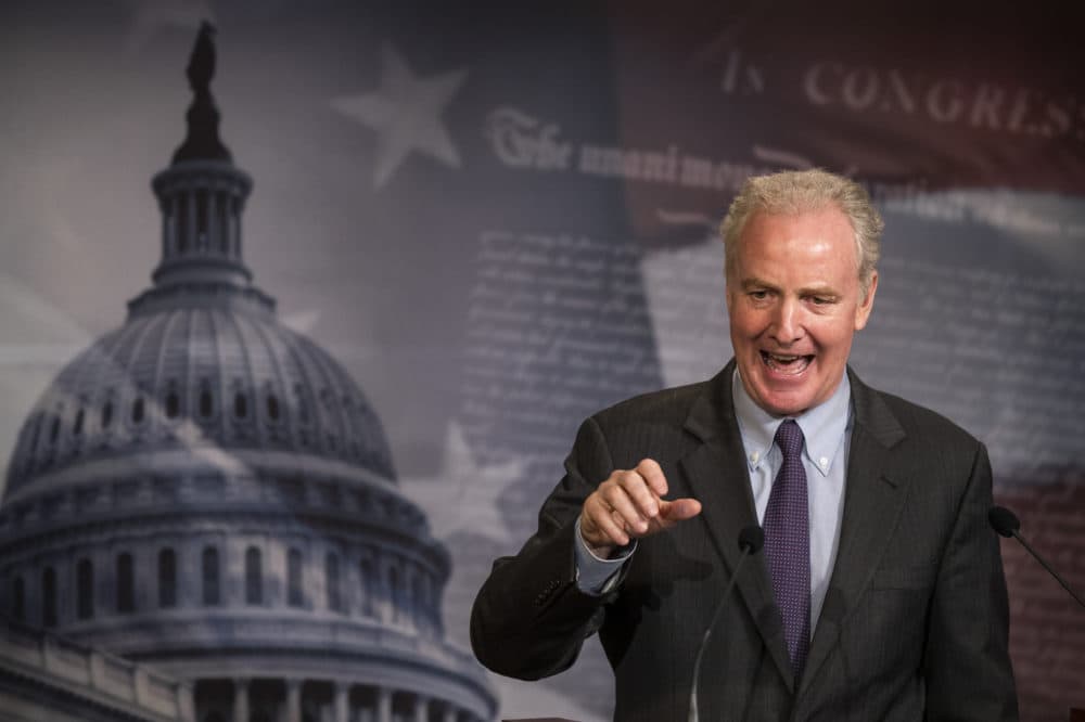 Sen. Chris Van Hollen, D-Md., speaks during a news conference on Capitol Hill, Tuesday, June 16, 2020, in Washington. (Manuel Balce Ceneta/AP)
