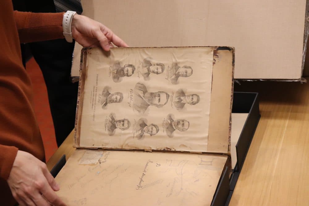 A look inside the collection of Frederick Douglass artifacts at the Yale Beinecke Library. (Courtesy of Yale Beinecke Library)