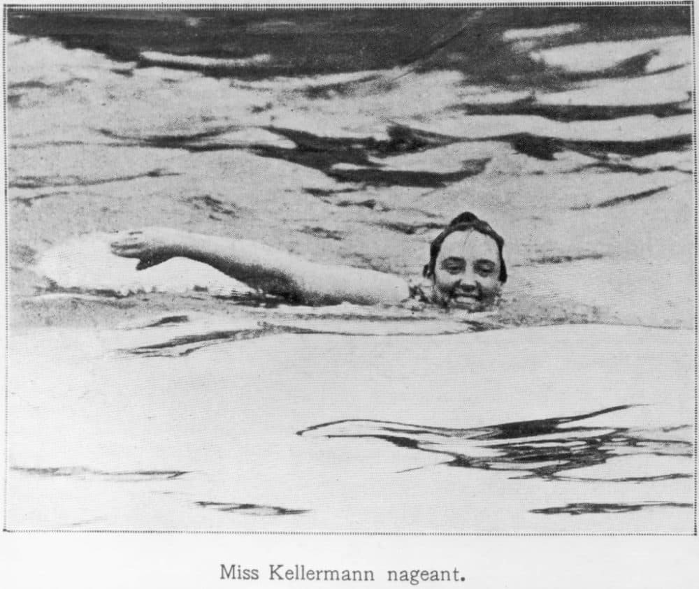 Annette Kellermann in the water, circa 1905. (Hulton Archive/Getty Images)