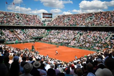 Poet and writer Rowan Ricardo Phillips uncovered a dark tale behind the origin of clay court tennis. (Eric Feferberg/AFP via Getty Images)