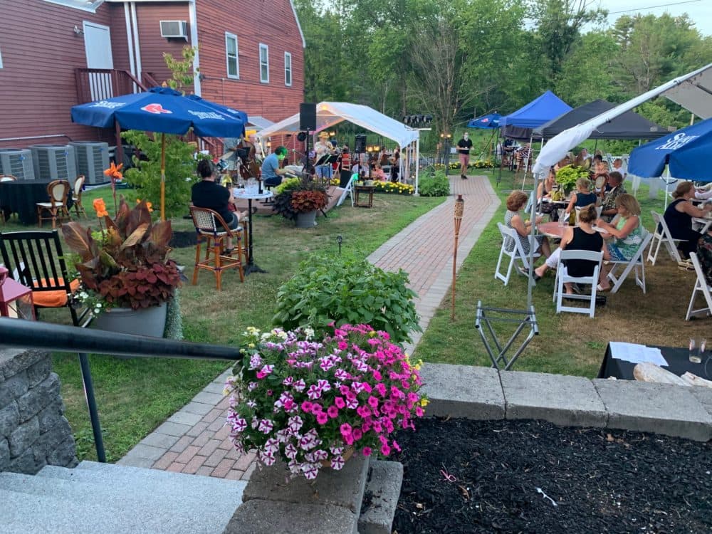 The outdoor concert scene at the Bull Run in Shirley. (Courtesy Alison Tocci)