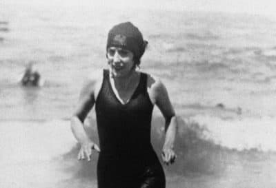 Annette Kellermann in the style of swimsuit she invented. (AP)