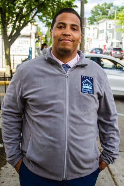 Neighborhood Trauma Team member Lavell Fulks (Courtesy Boston Public Health Commission)