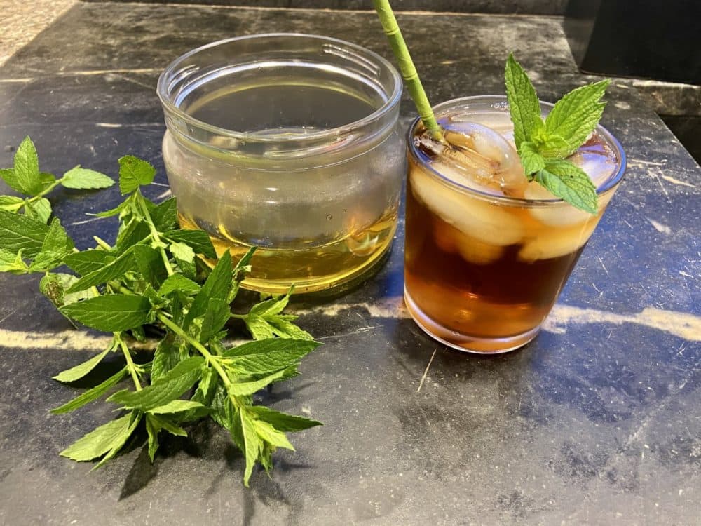 Mint Iced Tea (Kathy Gunst/Here & Now)