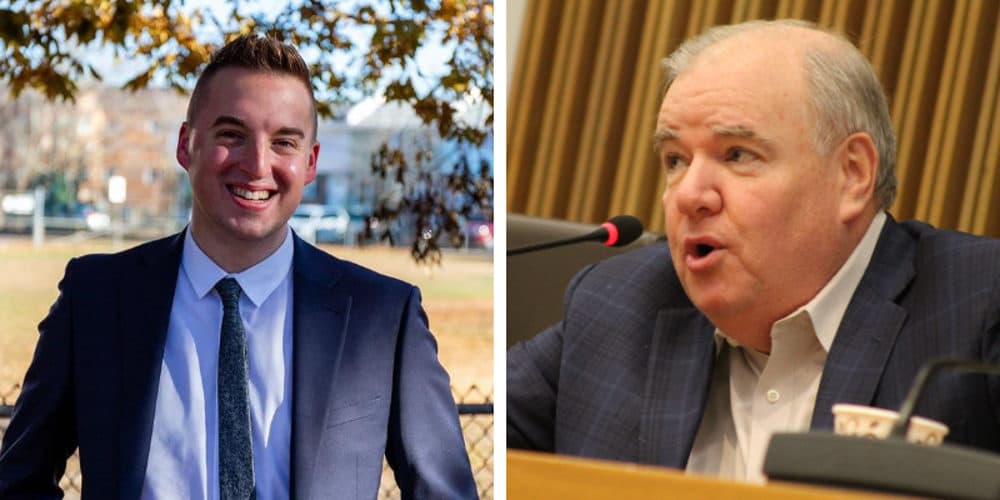 17th Suffolk District candidate Jordan Meehan is the first primary challenger Housing Chairman Kevin Honan has had since he first ran for the Allston-Brighton seat in 1986. (Courtesy and SHNS File)