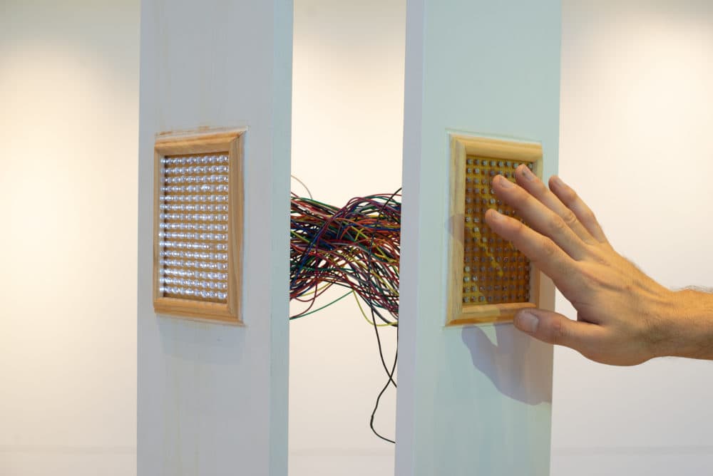 Dennis Svoronos, “Hemispheric Communication,” 2020. (Courtesy Rebecca Morrison)