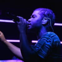 Rapper Smino performs to a packed house. (Bryan Bedder/Getty Images for Skullcandy)