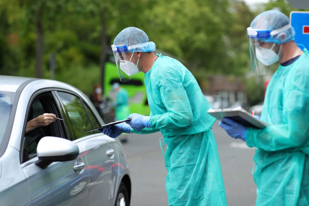 Coronavirus infection rates are climbing again in Germany. (Andreas Rentz/Getty Images)