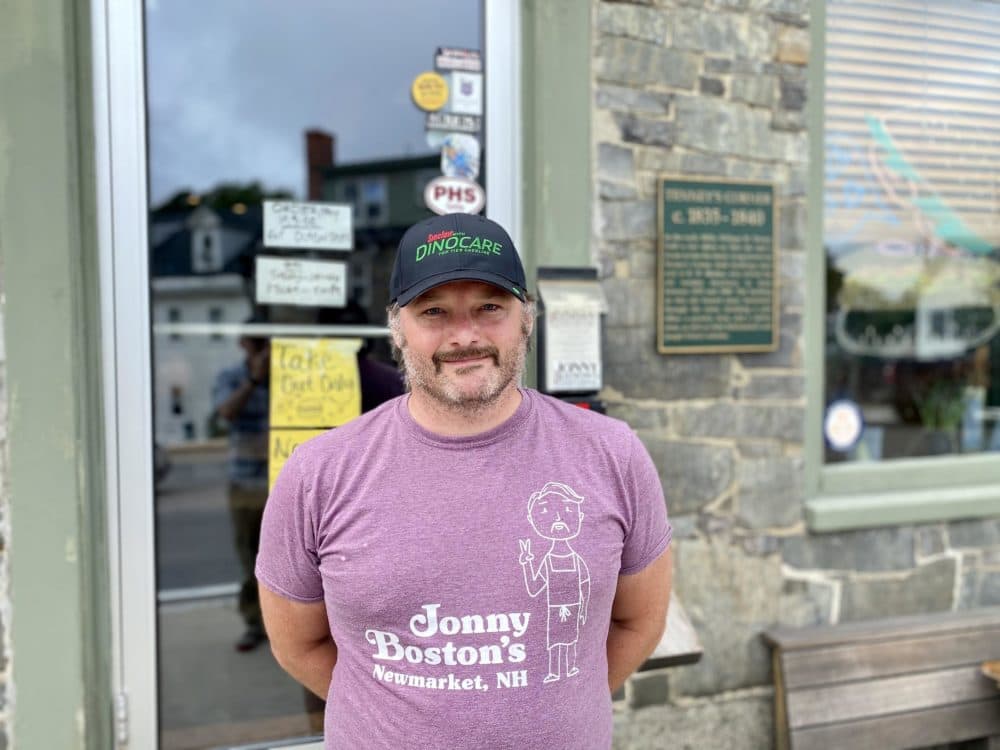 Newmarket town councilor Jon Kyper. (Sean Hurley/NHPR)