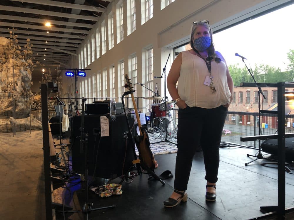 Sue Killam is Mass MoCA's performing arts director. (Andrea Shea/WBUR)