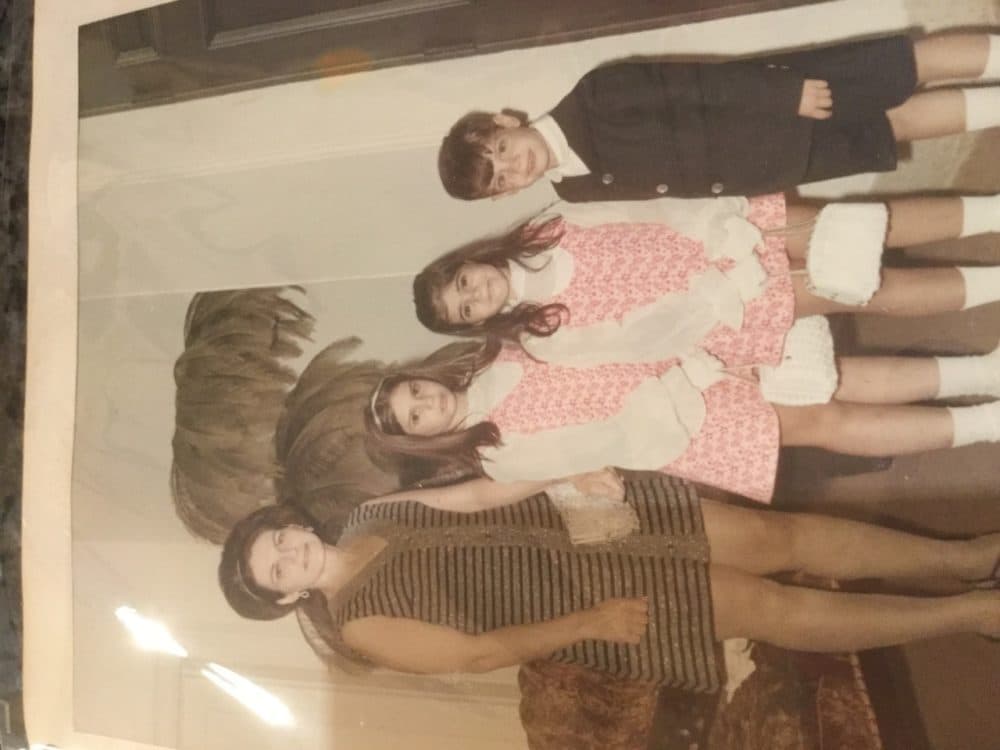 The author, second from left, and her mother, far left, in 1970. (Courtesy)