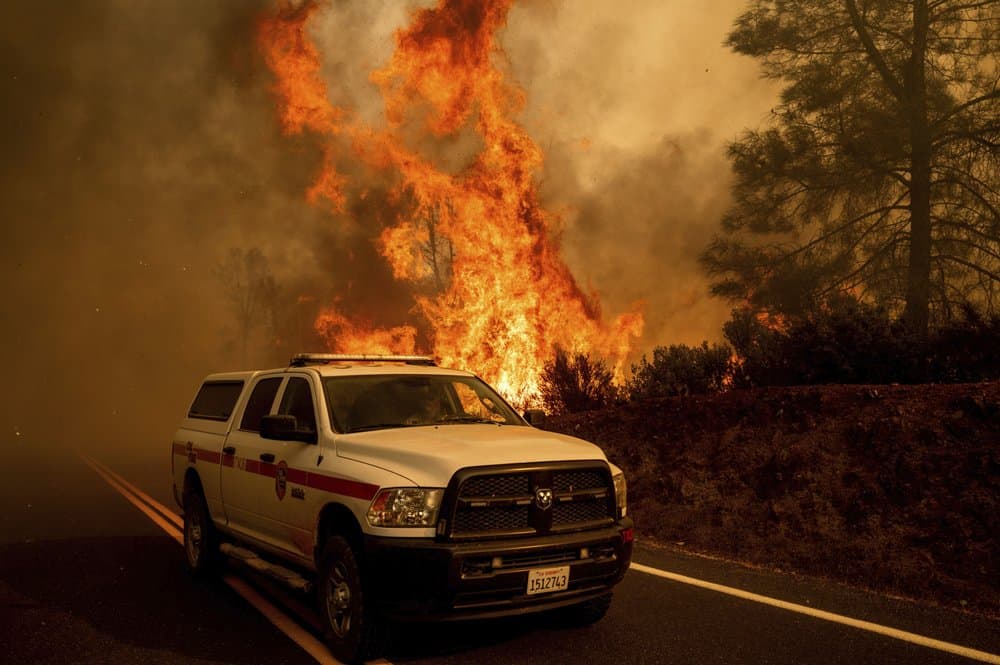 Massive Northern California Wildfires Rage On; 1 Man Dead