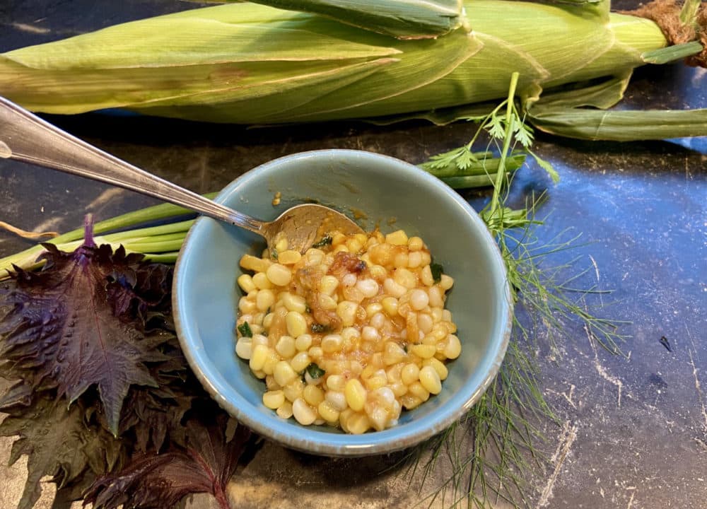 Miso Corn Sauté (Kathy Gunst/Here & Now)
