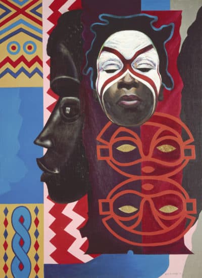 "Ubi Girl from Tai Region," 1972, by Loïs Mailou Jones is part of the exhibition "Women Take the Floor." (Courtesy Museum of Fine Arts, Boston)