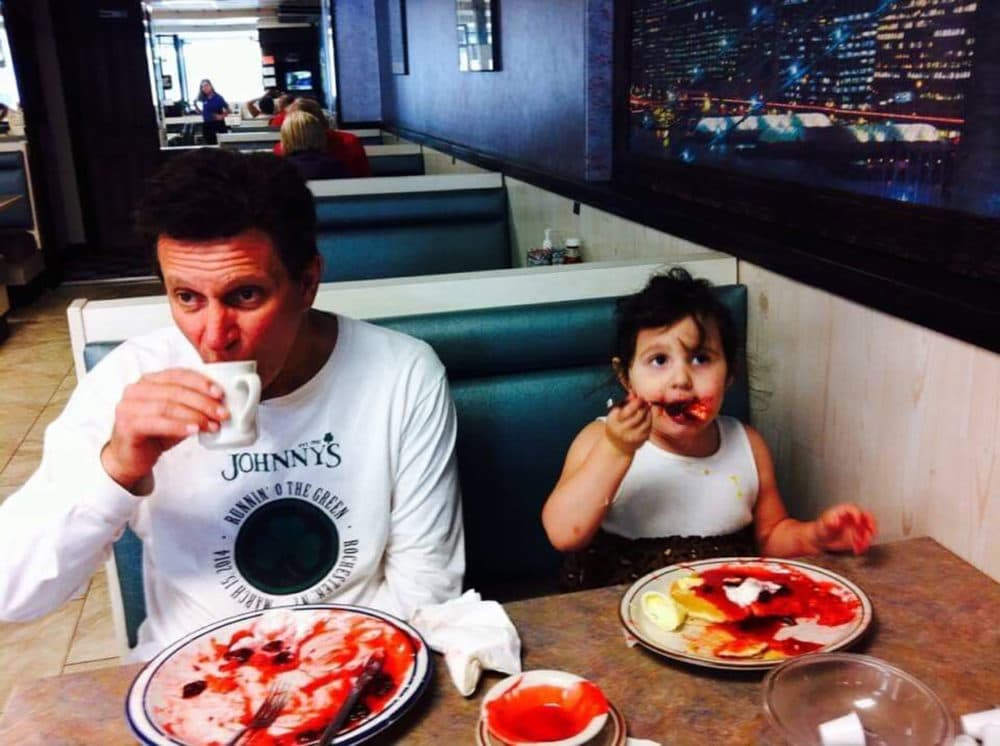Angelina Proia and her dad, Richard Proia, who died from COVID-19 in April. (Courtesy)