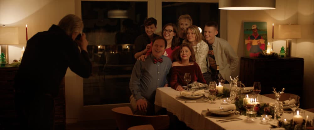 A family photo is taken in "Blackbird." (Parisa Taghizadeh, Courtesy of Screen Media)