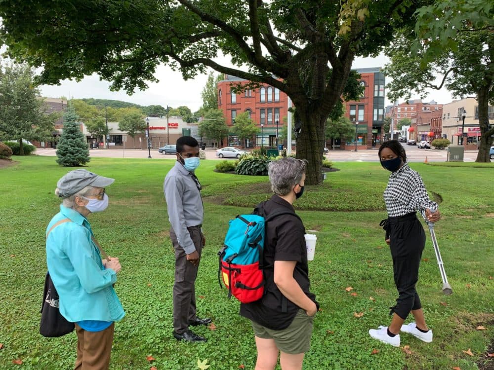 Gathering for the Charles W. Lenox Experience. (Courtesy)
