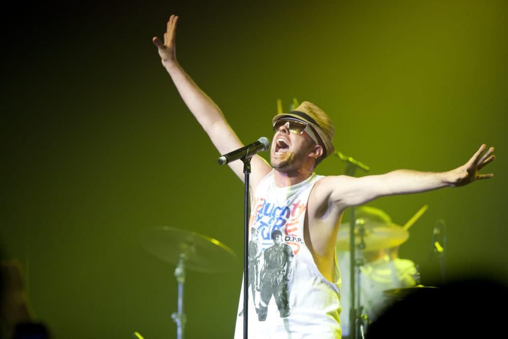 Ricky Reed of the music group Wallpaper performs at the MTV2 VMA Concert at The Music Box on Aug. 26, 2011 in Hollywood, California. (Imeh Akpanudosen/Getty Images)