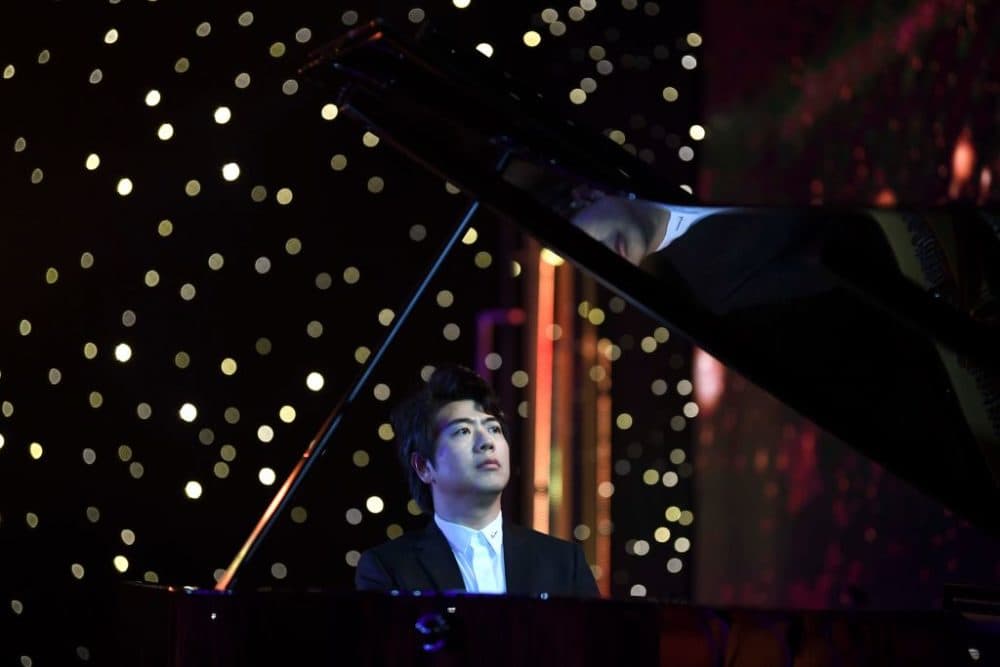 Pianist Lang Lang attends the release ceremony of his latest recording of Johann Sebastian Bach's "Goldberg Variations" on Sept. 4, 2020 in Beijing, China. (Beijing Youth Daily/VCG via Getty Images)