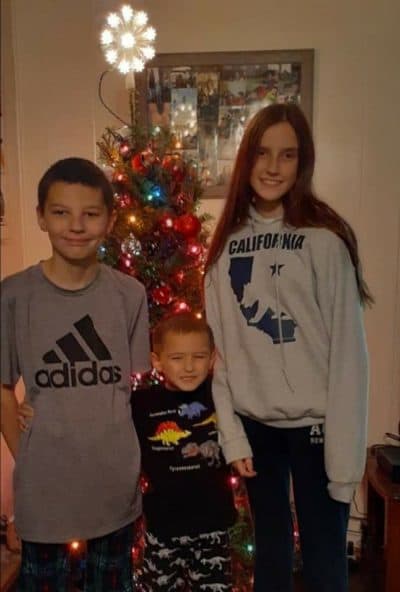 Summer Collins with her brothers, Clayton and Troy. (Courtesy)