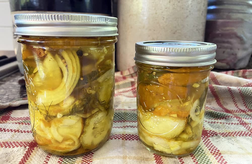 Bread and butter pickles (Kathy Gunst/Here & Now)