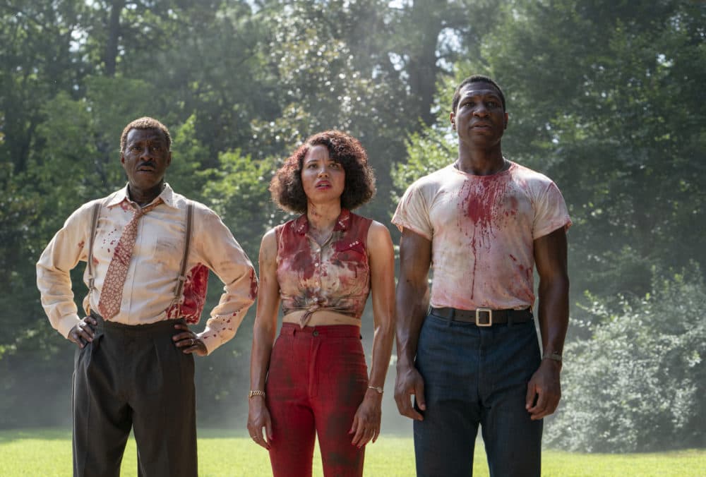 Left to right, Courtney B. Vance, Jurnee Smollett and Jonathan Majors in episode one of "Lovecraft Country." (Courtesy HBO)